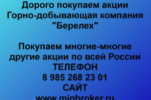 Покупаем акции «ГДК Берелех»